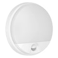 LED декоративен аплик, с PIR, 10W 800lm 4000K, Ra>80, IP54, бял - ORNO AGAT AD-OP-6111WLPMR4