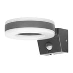 LED декоративен аплик 20W 1800lm 4000K, Ra>80, IP65, с PIR 140° , сив - ORNO HOWLIT AD-OP-6205GLPMR4
