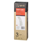 LED декоративен аплик 10W 800lm 4000K, Ra>80, IP54, бял - ORNO PIRYT AD-OP-6109WLPM4