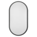 LED аплик/плафон-овал 10W 800lm 4000K, Ra>80, IP54, сив - ORNO NEFRYT AD-OP-6110GLPM4