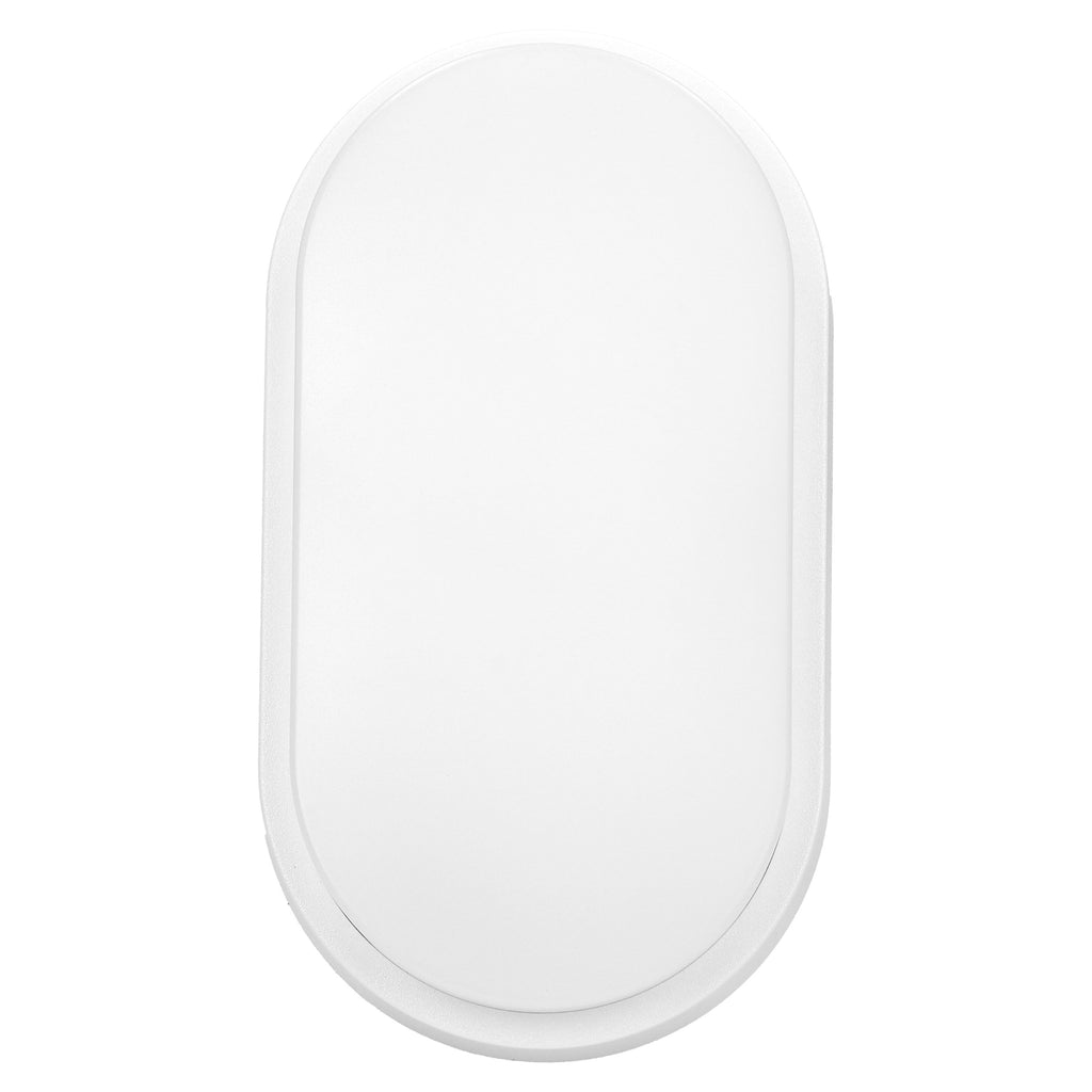 LED аплик/плафон-овал 10W 800lm 4000K, Ra>80, IP54, бял - ORNO NEFRYT AD-OP-6110WLPM4