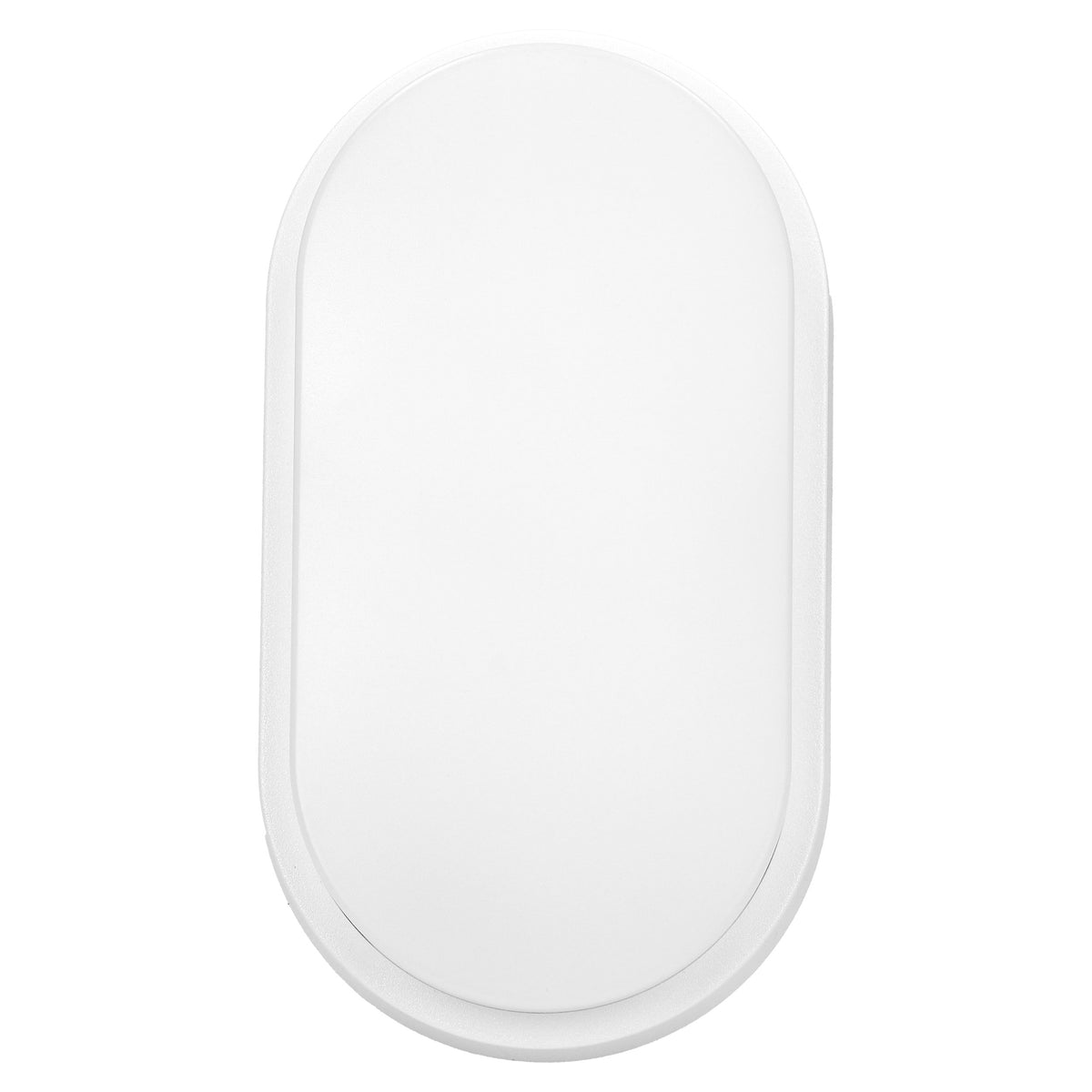 LED аплик/плафон-овал 10W 800lm 4000K, Ra>80, IP54, бял - ORNO NEFRYT AD-OP-6110WLPM4