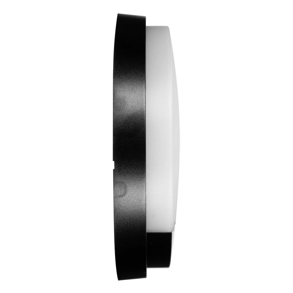 LED декоративен аплик, с PIR, 10W 800lm 4000K, Ra>80, IP54, черен - ORNO AGAT AD-OP-6111BLPMR4