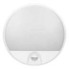LED декоративен аплик, с PIR, 10W 800lm 4000K, Ra>80, IP54, бял - ORNO AGAT AD-OP-6111WLPMR4