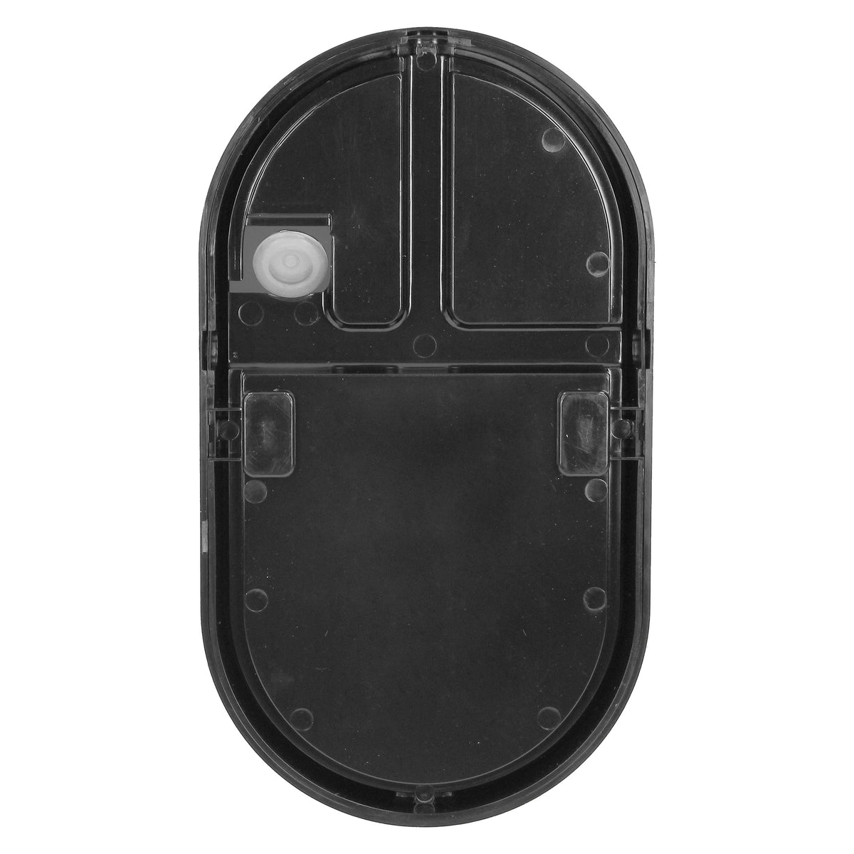 LED аплик-овал/плафон 15W 1100lm 4000K, Ra>80, IP54, черен - ORNO NEFRYT AD-OP-6147BLPM4