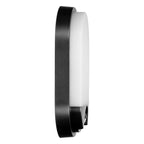LED аплик-овал, с PIR, 15W 1100lm 4000K, Ra>80, IP54, черен - ORNO NEFRYT AD-OP-6147BLPMR4