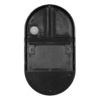 LED аплик-овал, с PIR, 15W 1100lm 4000K, Ra>80, IP54, черен - ORNO NEFRYT AD-OP-6147BLPMR4