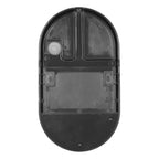 LED аплик-овал, с PIR, 15W 1100lm 4000K, Ra>80, IP54, сив - ORNO NEFRYT AD-OP-6147GLPMR4