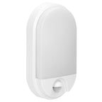 LED аплик-овал, с PIR, 15W 1100lm 4000K, Ra>80, IP54, бял - ORNO NEFRYT AD-OP-6147WLPMR4
