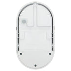 LED аплик-овал, с PIR, 15W 1100lm 4000K, Ra>80, IP54, бял - ORNO NEFRYT AD-OP-6147WLPMR4