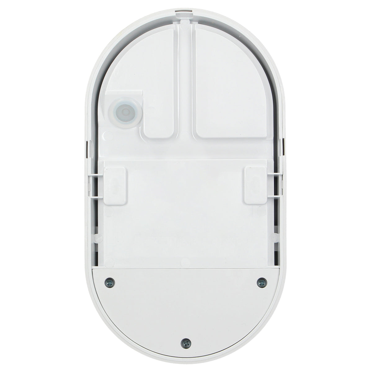 LED аплик-овал, с PIR, 15W 1100lm 4000K, Ra>80, IP54, бял - ORNO NEFRYT AD-OP-6147WLPMR4