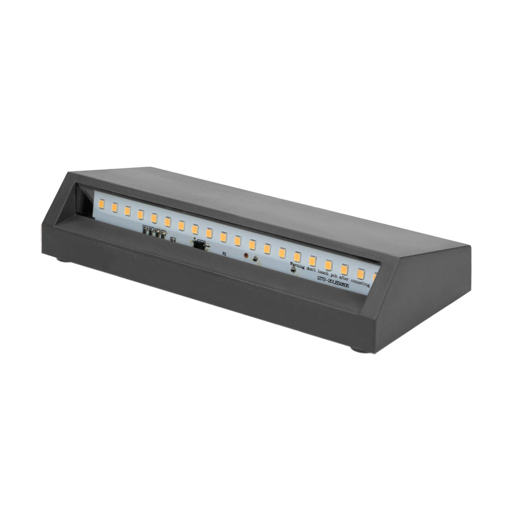 Декоративен осветител за стена 3W 170lm , Ra>80, IP65, дължина 160mm, сив - ORNO ENYE AD-OP-6191L4