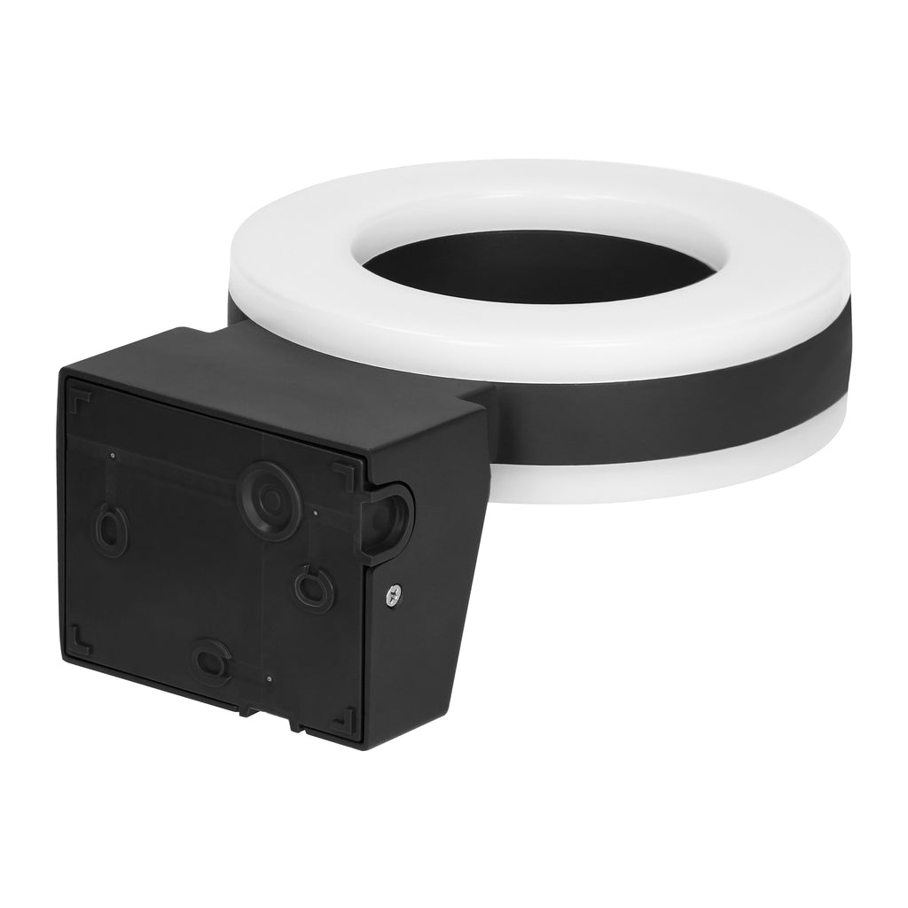 LED декоративен аплик 20W 1800lm 4000K, Ra>80, IP65, с PIR 140° , черен - ORNO HOWLIT AD-OP-6205BLPMR4