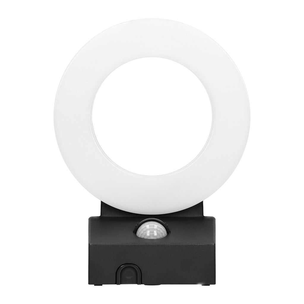 LED декоративен аплик 20W 1800lm 4000K, Ra>80, IP65, с PIR 140° , черен - ORNO HOWLIT AD-OP-6205BLPMR4