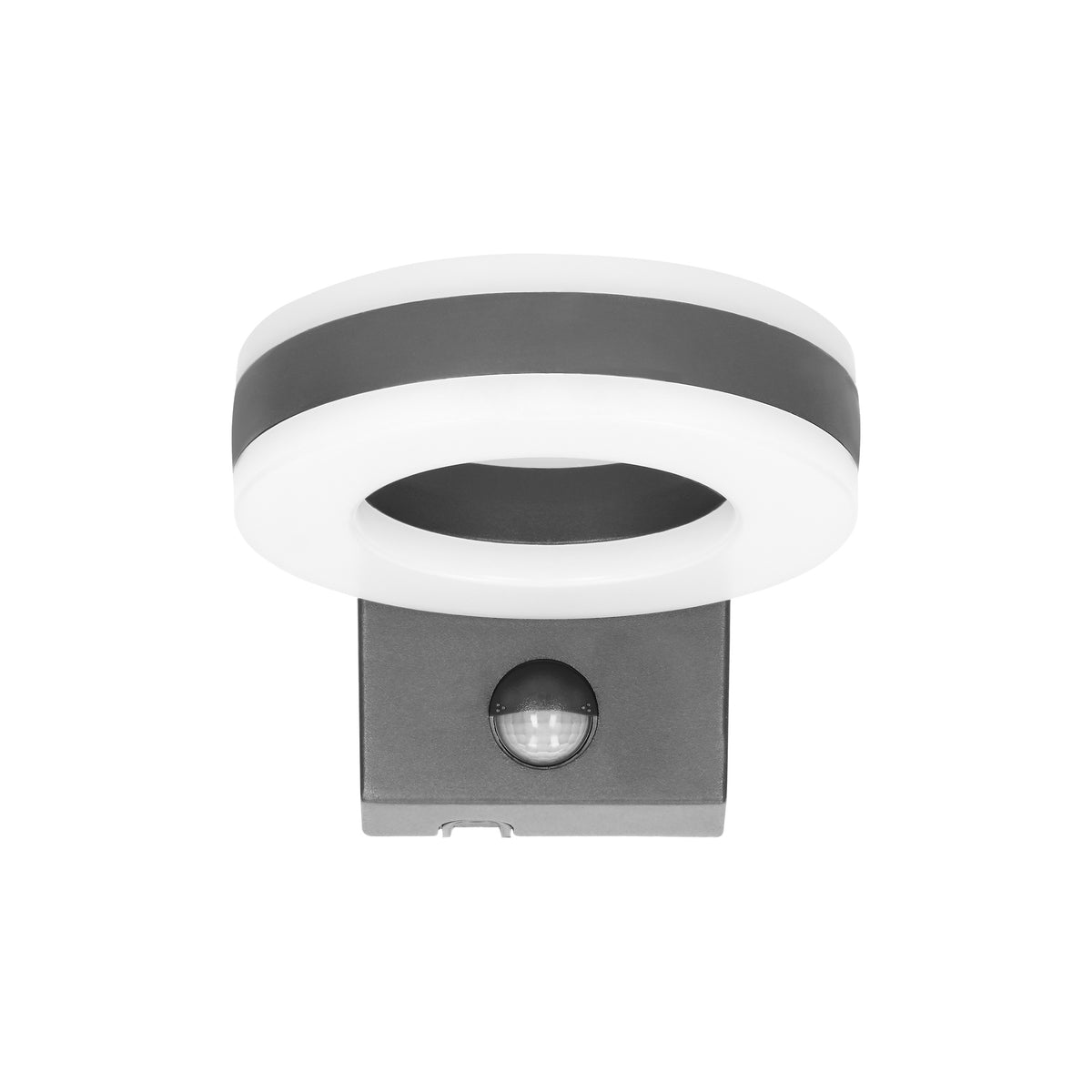 LED декоративен аплик 20W 1800lm 4000K, Ra>80, IP65, с PIR 140° , сив - ORNO HOWLIT AD-OP-6205GLPMR4
