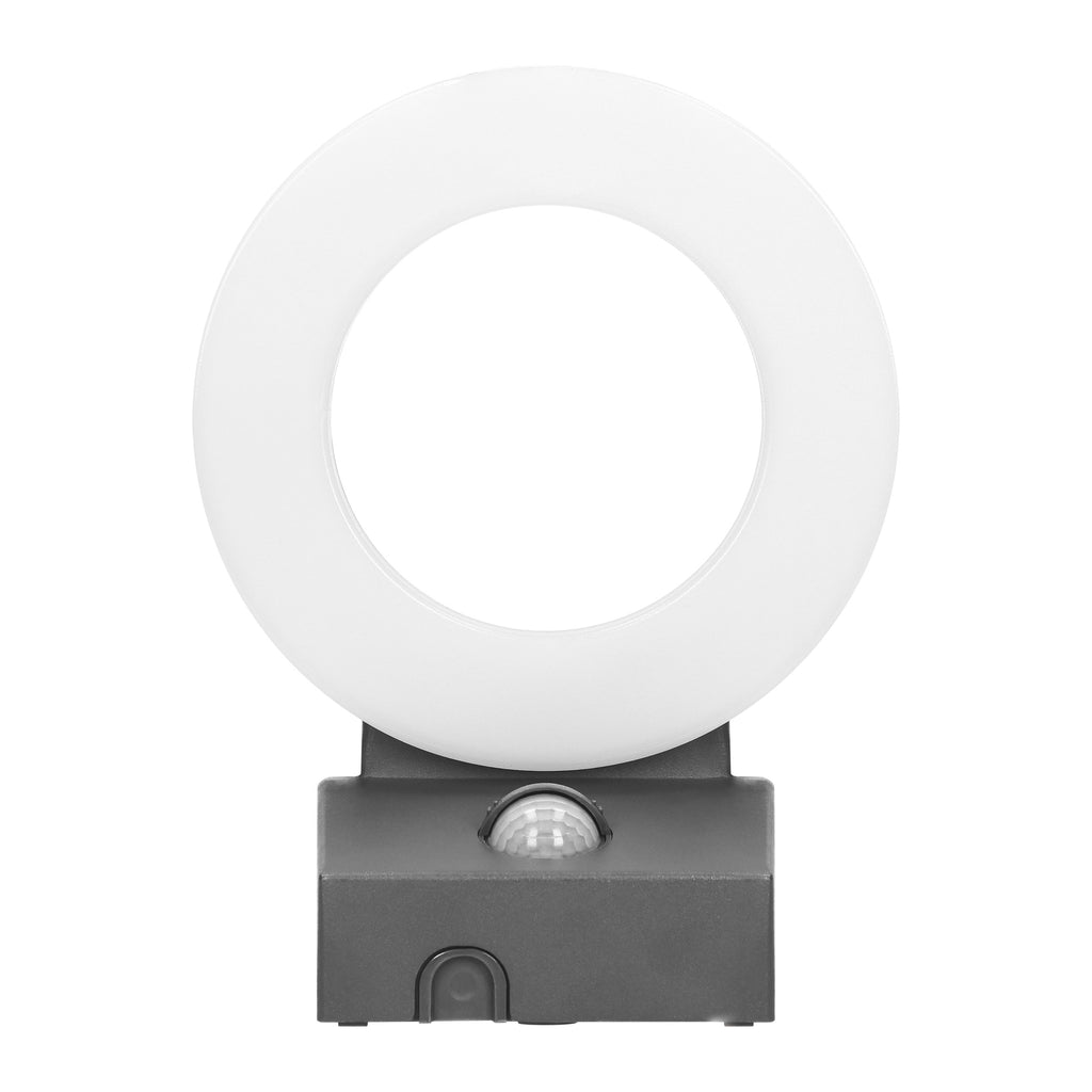 LED декоративен аплик 20W 1800lm 4000K, Ra>80, IP65, с PIR 140° , сив - ORNO HOWLIT AD-OP-6205GLPMR4