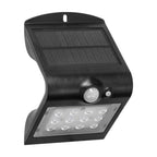 LED соларна лампа 1,5W 190lm , Ra>80, IP65, с PIR 120° , черен - ORNO SILOE AD-SL-6083BLR4