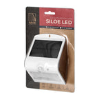 LED соларна лампа 1,5W 190lm , Ra>80, IP65, с PIR 120° , сив - ORNO SILOE AD-SL-6083WLR4