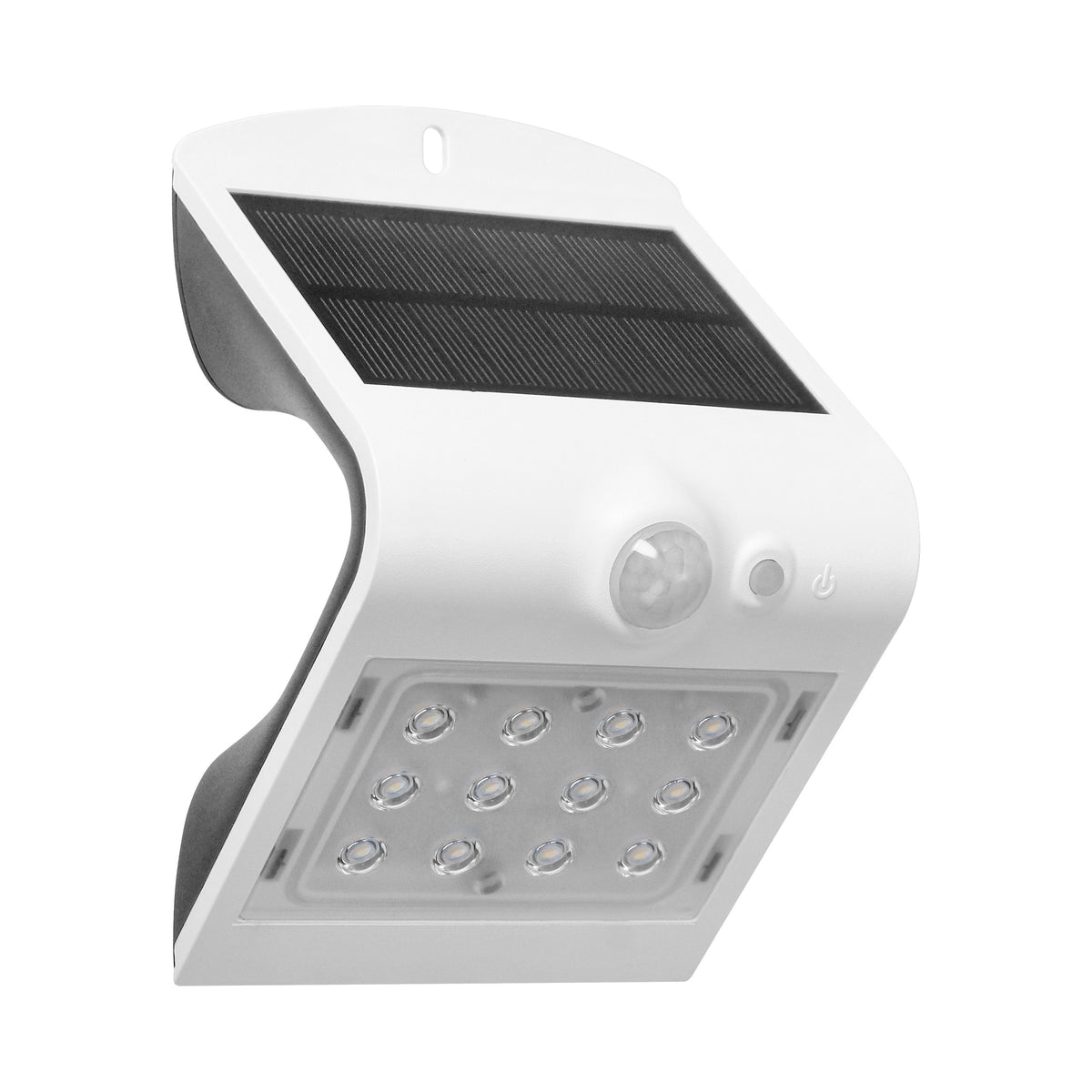 LED соларна лампа 1,5W 190lm , Ra>80, IP65, с PIR 120° , сив - ORNO SILOE AD-SL-6083WLR4