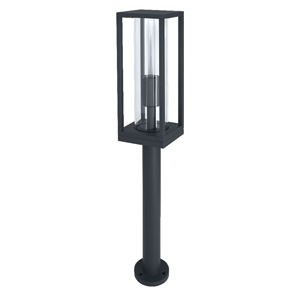 Градински осветител, ENDURA FRAME, с крушка E27, 220V, монтаж Земя/Повърхностен, корпус Алуминий /цвят Тъмно сив, разсейвател Стъкло, IP44 - LEDVANCE ENDURA® FRAME 60cm Post E27 LED554412