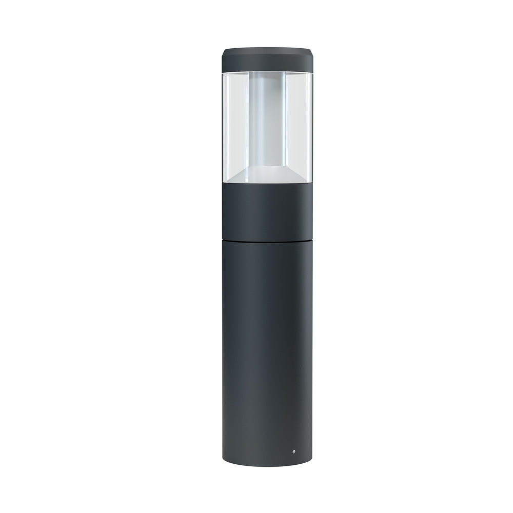 Градински осветител, ENDURA LANTERN, 12W 610lm 3000K Ra>80 360° 220V, монтаж Стена/Повърхностен, корпус Алуминий /цвят Тъмно сив, разсейвател PC, IP54 - LEDVANCE ENDURA® STYLE LANTERN MODERN Modern 50cm 12W LED205031