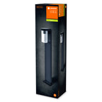 Градински осветител, ENDURA CASCADE CLEAR, с крушка E27, 220V, монтаж Земя/Повърхностен, корпус Алуминий /цвят Тъмно сив, разсейвател Стъкло, IP44 - LEDVANCE ENDURA® CLASSIC CASCADE 80cm Post E27 Clear LED554375