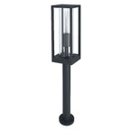 Градински осветител, ENDURA FRAME, с крушка E27, 220V, монтаж Земя/Повърхностен, корпус Алуминий /цвят Тъмно сив, разсейвател Стъкло, IP44 - LEDVANCE ENDURA® FRAME 60cm Post E27 LED554412