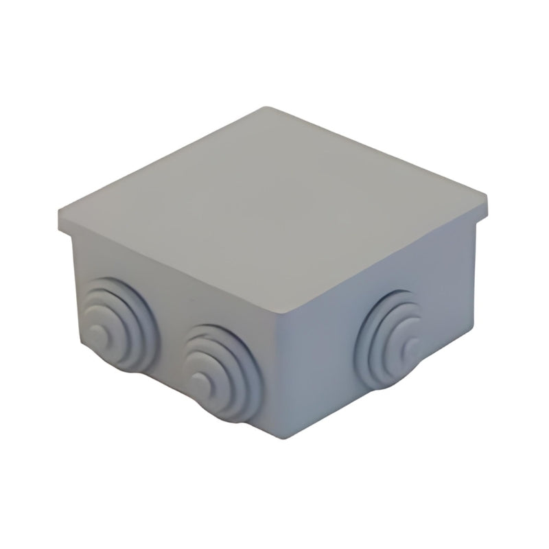 Разклонителна кутия открит монтаж 80x80 x40mm IP54 HF Сив - Courbi...