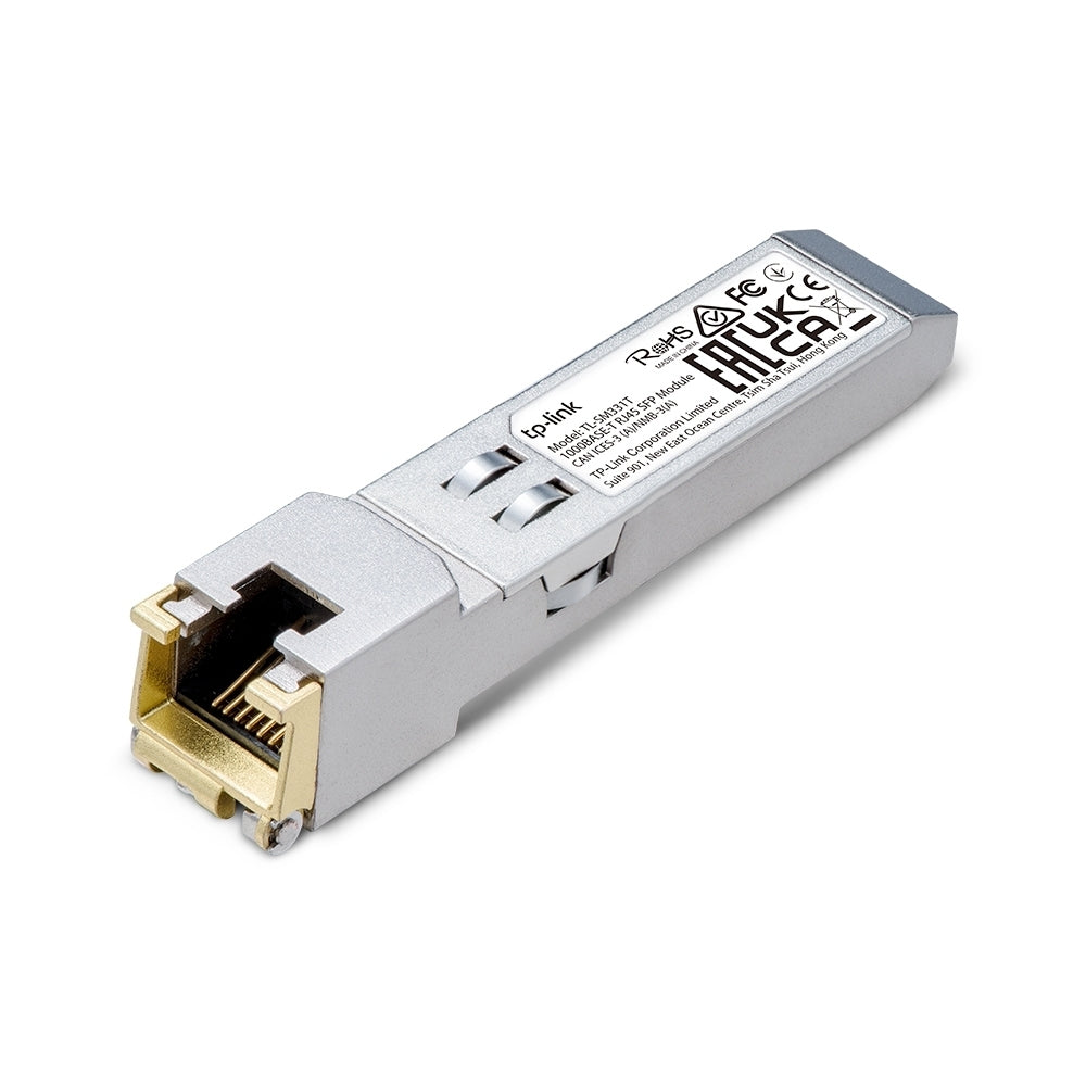 SFP Module 1000BASE-T RJ45, 1.25 Gbps, 100m - Omada by TP-Link SM331T