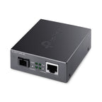Медиен конвертор, 10/100 Mbps WDM 20км, 1 Poe порт, SC конектор, Си...