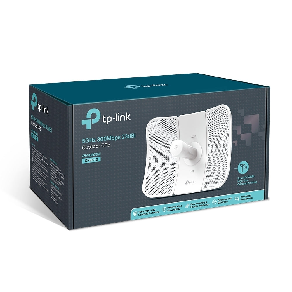 Насочена антена 5 GHz 300 Mbps 23 dBi CPE за монтаж на открито - Om...