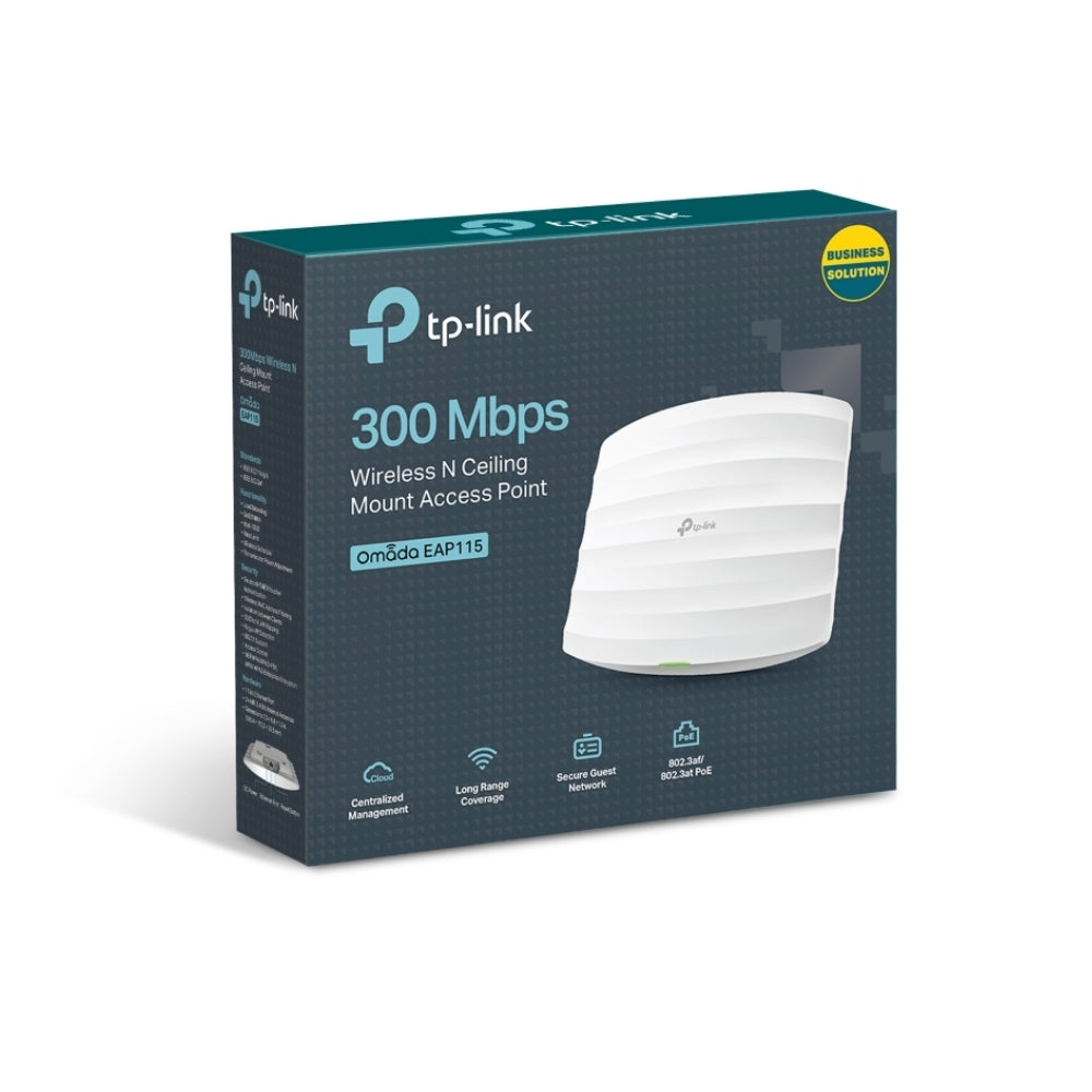 Access Point, 300 Mbps за монтаж на таван - Omada by TP-Link EAP115