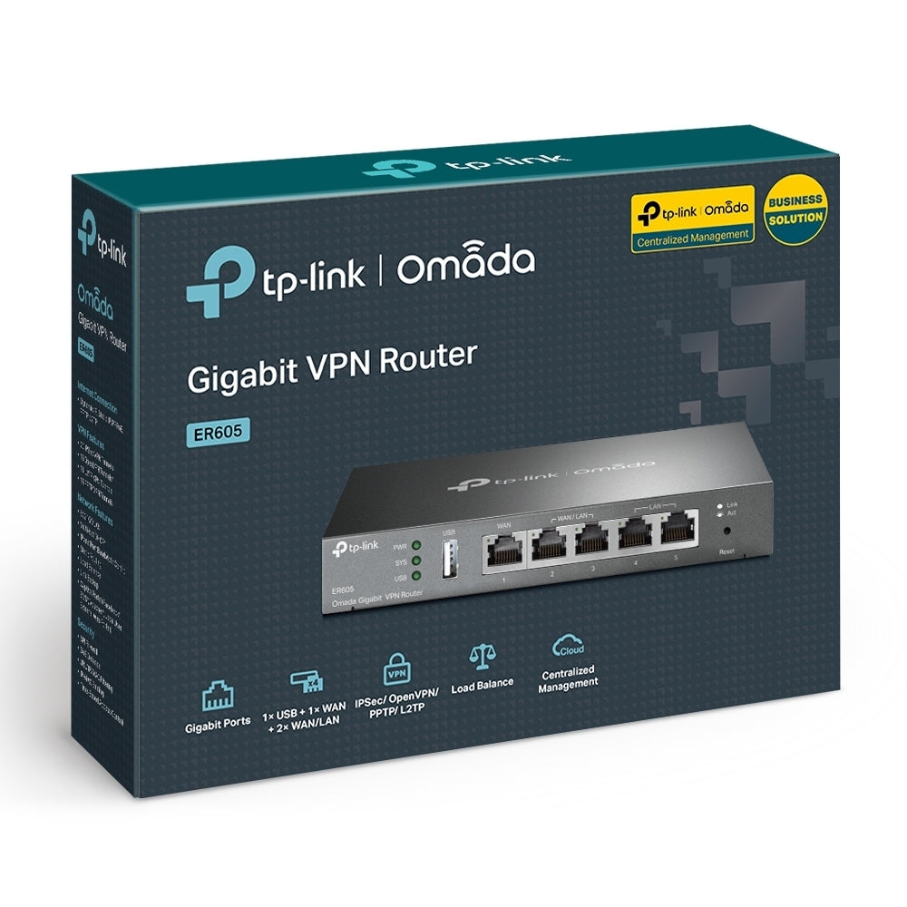 VPN Рутер Omada Gigabit - Omada by TP-Link ER605