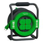 Кабелна макара 4x 2P+E Шуко 40m H07RN-F 3G1.5 с термозащита IP44 - SCHNEIDER ELECTRIC Thorsman IMT33158