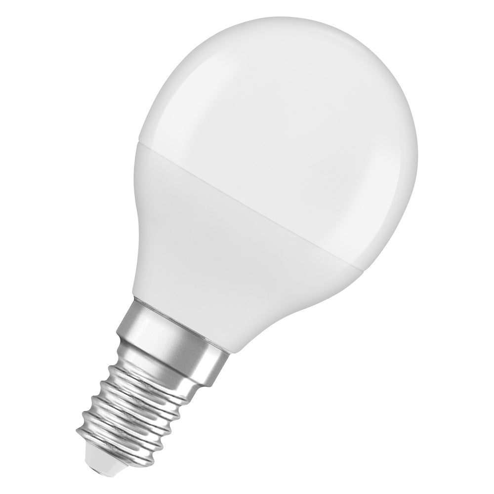LED лампа Тип P 4,9W 470lm 2700K 220V E14 Ra≥80, сфера мат недимируема - OSRAM LED VALUE CLASSIC P LED147898