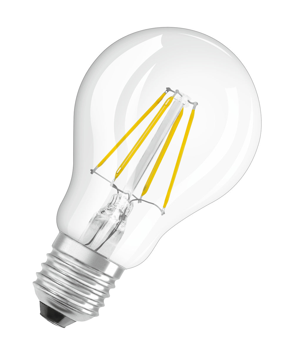 LED лампа Тип A 4W 470lm 2700K 220V  Ra≥80 прозрачна, недимируема - OSRAM LED VALUE CLASSIC A LED439856