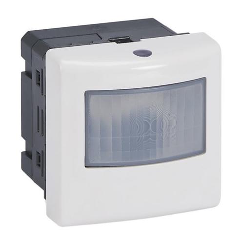 Датчик за движение с неутрала LED 500W 170° h=1.2m обхват 8m 2M Бял - Legrand Mosaic New 078454A