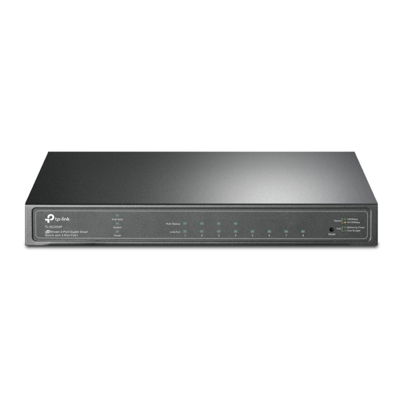 JetStream 8-Port Gigabit Smart Switch with 4-Port PoE+ Omada by TP...