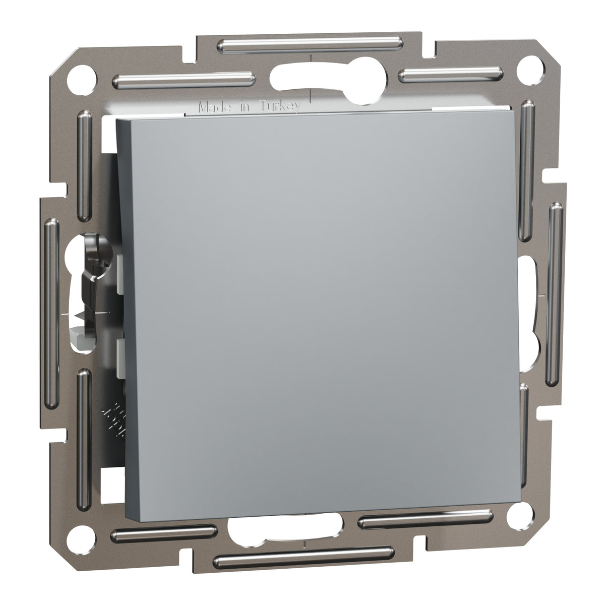 Кръстат ключ 10A без рамка Стомана - SCHNEIDER ELECTRIC Asfora EPH0500162