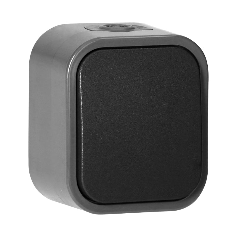 Бутон ОМ 10A IP54 Сив/черен - Orno Series B2 OR-OE-7804/GB