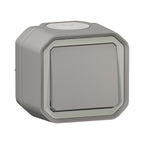 Девиаторен ключ моноблок 10A IP55 Сив - Legrand Plexo New 069711L