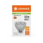 LED лампа Spot MR11 GL35 4,2W 345lm 2700K Ra>80 12V, 36°, GU4, недимуруема, стъкло - LEDVANCE LED MR11 P LED050329