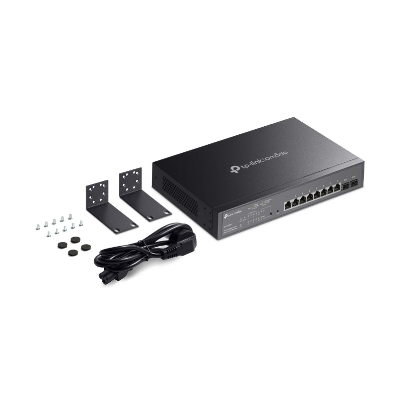 10-Port Gigabit Smart Switch with 8-Port PoE+ Omada by TP-Link SG2210MP