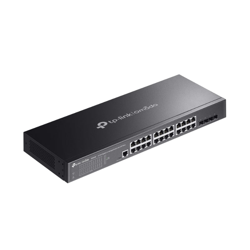 24-Port Gigabit L2+ Managed Switch with 4 SFP Slots Omada by TP-Lin...