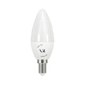 LED лампа 9W 810lm 3000K 220V E14 Ra>80 360°, овал, PC, бял - VL LED VK/05177/EI/W