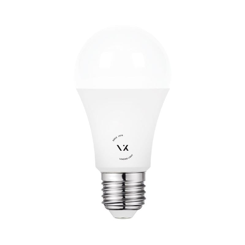 LED лампа 11W 1055lm 4000K 220V E27 Ra>80 360°, класик, PC, бял - VL LED VK/05054/E/C