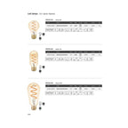  LED лампа 4,5W 330lm 2200Κ 220V E27 Ra>80 360° 360°, спирала Филамент-classic, amber ,димируема - VL LED VK/05156/D/E/SP/A 