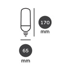 LED лампа 15W 1600lm 6000K 220V E27 Ra>80 300°, форма-призмат., IP44 - VL LED VK/05096/D