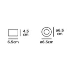 LED луна за ОМ 8W 577lm 4000K, Ra>80, IP54,ø6.5x4.5cm, черен - VL LED VK/02151CE/B/C