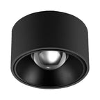 LED луна, ОМ, 15W 1340lm 4000K Ra>80, 240V, IP54,ø8x4.5cm, черен - VL LED VK/02152CE/B/C